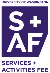 UW Services + 活动费用 logo (S+AF)