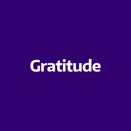 Gratitude button icon