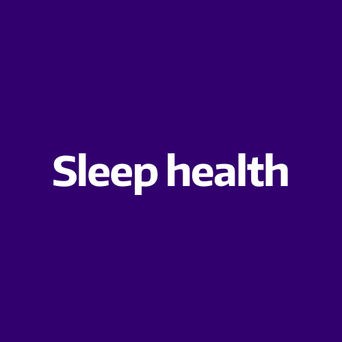Sleep health button icon