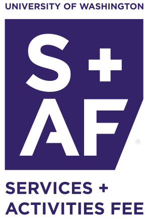 UW Services + Activities Fee logo (S+AF)