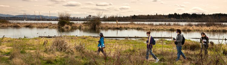 Students Learn To Spot And Identify Birds From A Sefs Class At The Union Bay Nartural Area Near The Uw Seattle Campus