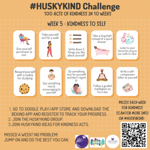 Ochre graphic for week 5 of #huskykind with acts