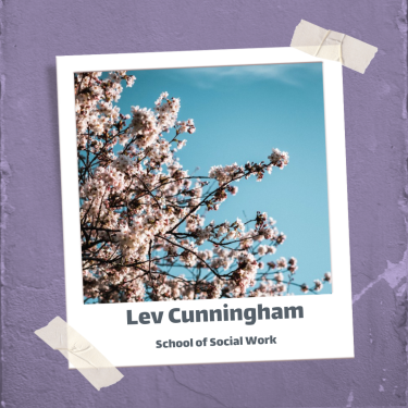 Image of Cherry Blossoms with Lev Cunningham- School of Social Work