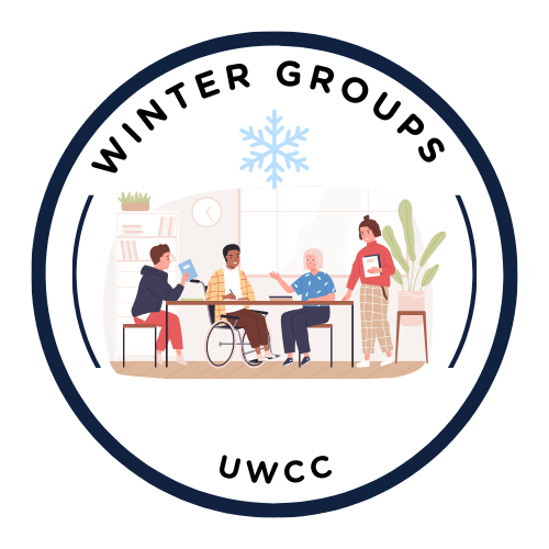 Image that states Winter Groups. Hyperlinks to current group offerings