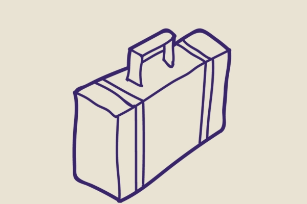 Doodle of suitcase