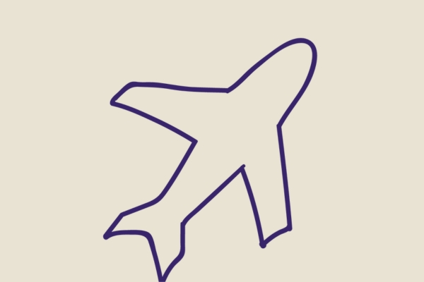 Doodle of plane