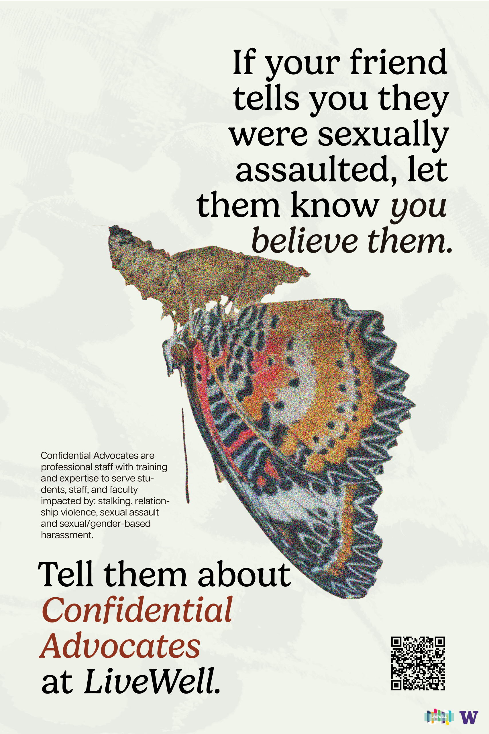 LiveWell Confidential Advocacy Poster image