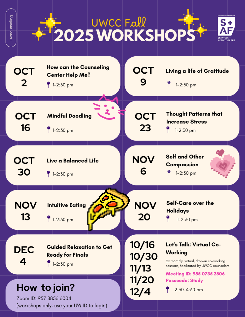 Workshops w/ CoWorking Fall 2025
